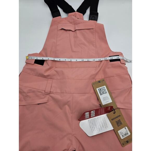 Rossignol Women's L Cooper Pink Relaxed Bib w/Matching Staci Pearly Jacket NWT - Picture 10 of 16